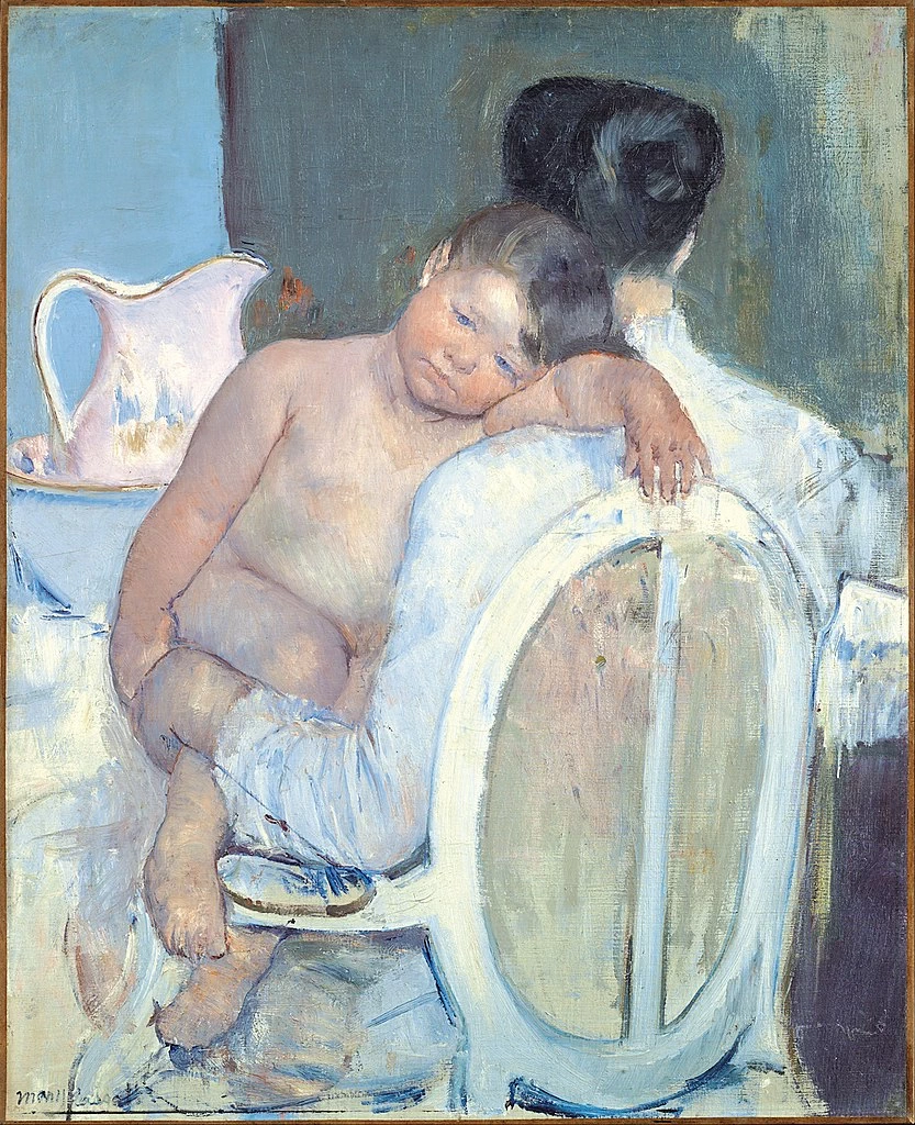 Mary Cassatt - Donna seduta con un bambino in braccio, Museo de Bellas Artes de Bilbao